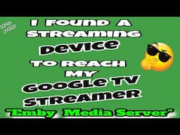 I Found a Streaming Device to Reach my Google Tv Streamer - It's PCD 😎