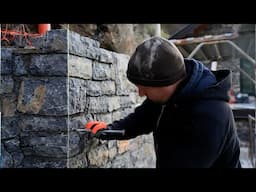 Building a Stone Chimney