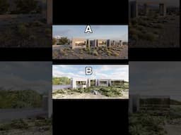 Can you spot the difference? AI vs. Architecture Rendering #shorts