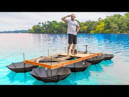 I Built a Boat Out of Umbrellas