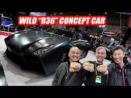 R36 Concept Car and new HKS Demo Car - The GT-Rs of Tokyo Autosalon 2025