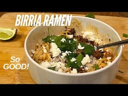 What to do with LeftOvers - Birria Ramen!