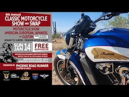 Roadrunner Vintage Motorcycle Show and Swap Meet Phoenix Arizona Indian Scout