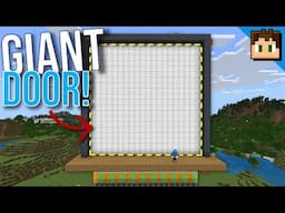 The FLYING MACHINE Door! [Minecraft Bedrock 1.20] +Tutorial