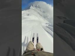 POV: top of the mountain, countless turns ahead. #shorts #skiing