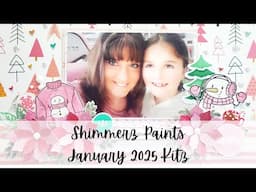 Scrapbook Layout - Shimmerz Paints - January '25 Kitz