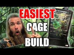 Chameleon Cage Build 101 // Easiest Way to Put Together Chameleon Enclosure