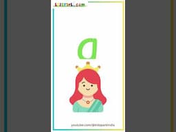 a for apple - Flash Cards #educationalvideo #shortsforkids #kidseducation