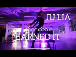 👠👠👠 EARNED IT | JU LIA | #heels#heelsdance#highheels#chairdance#earnedit