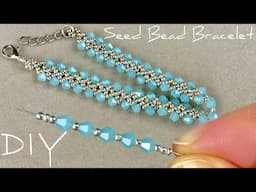 EASY Beaded Bracelet Tutorial: Perfect for Beginners! Seed Bead Jewelry Making