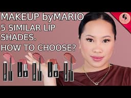 MAKEUP byMARIO, SUPER SATIN VS. ULTRA SUEDE LIPSTICK in Miss mauve, Dumbo, Nolita & more...