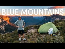 Camping on the Edge of a Cliff (Blue Mountains, Australia)