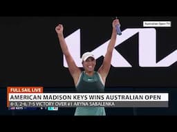 Madison Keys Wins 2025 Australian Open | Jannik Sinner Wins 2025 Australian Open