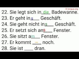 A1, A2, B1 - Deutsch lernen, Deutsche Grammatik, Präposition, #zu #mit #der #deutschlernen #dativ