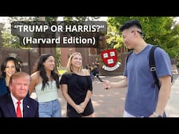 Asking Harvard Students If They Can Freely Support Trump 👀 *JUICY $1,000 Giveaway*