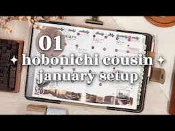 🖋️ JANUARY 2025 Plan With Me // Hobonichi Cousin Monthly Setup