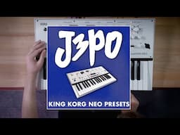 J3PO King Korg Neo Presets -- Official Sounds Demo