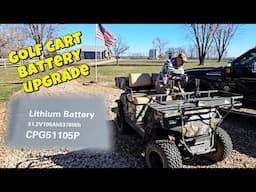 Clouds Power 48V LiFePO4 lithium battery installation-Upgrading lead acid golf cart batteries