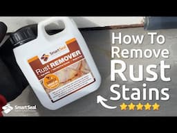 How To Remove Rust Stains From Concrete & Natural Stone Patio