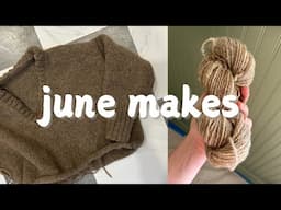 JUNE MAKES | not so summery knits + q&a