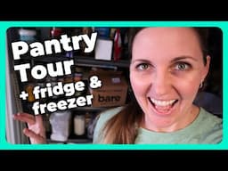 Pantry + Fridge + Freezer  tour in a small space