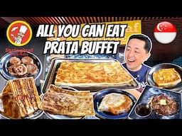 All You Can Eat MICHELIN ROTI PRATA Buffet in Singapore 🇸🇬 Buffet Restaurant in Singapore!