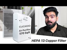 Best Purifier In India | Cuckoo Respure Copper Air Purifier Review Only Copper Filter Air Purifier