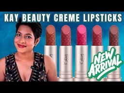 NEW Kay Beauty Hydra Creme Lipstick| Swatches & Review| JoyGeeks1