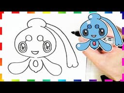 How to draw Phione | Pokemon go