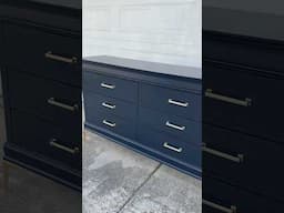 Did you know your old dresser could look like this?? 🤯 What do you think of this furniture flip?