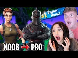 Infinite Lists Teaches Kiera Bridget How To Get VICTORY ROYALE In Fortnite Season 2!