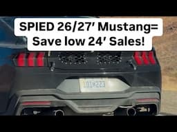 SPIED! NEW Mustang to Fix POOR 2024 Mustang SALES!