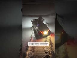 Coolest thing about a robotic snowblower? #yarbo #yarbosnowblower #snow #winter