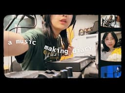 a music making diary 🎧🤍 recording, producing, and my last college concert ✩