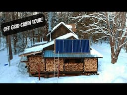 Off Grid Cabin Tour | Answering All Of Your Questions!