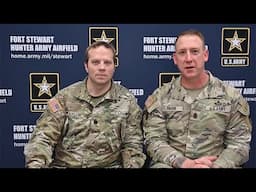 Hunter Army Airfield leadership discuss lockdown