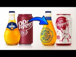 Redesigning Famous Soda Logos & Packaging