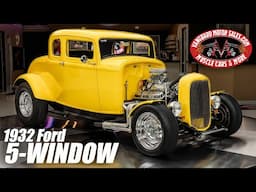 1932 Ford 5-Window "American Graffiti" Street Rod For Sale Vanguard Motor Sales #0222