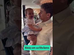 Nikolas Ferreira curtindo sua filha Aurora #shorts #short #shortsfeed