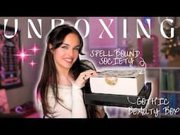 A Cozy Witchy Unboxing | Spellbound Society & Gothic Beauty Box! 🔮