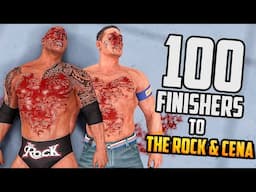 100 Finishers to The Rock & John Cena! (WWE 2K25 Countdown)