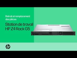 Retrait et remplacement des pièces | HP Z4 Rack G5 | Service informatique HP | HP Support