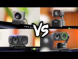 Best 4k Webcam Showdown 🔥 OBSBOT Meet 2 4K / Tiny 2 Lite vs Insta360 Link 2C / Link 2