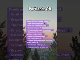 Should you live in Portland, Oregon?