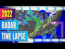 Captivating 2022 Full Year Radar Timelapse [Superstorms, Hurricanes, Severe Weather, Snowstorms]