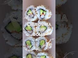 How to Make California Sushi Rolls at Home