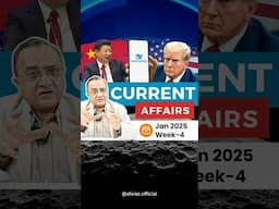 FOURTH WEEK NEWS JANUARY 2025 FOR UPSC: Current Affairs | DR. VIJAY AGRAWAL CIVIL SERVICES | AFE IAS