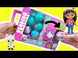 Gabby's Dollhouse Movie Surprise Vending Machine Activity with Pandy, Cakey, DJ, Mercat