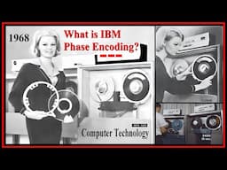 Do you know HOW a COMPUTER TAPE DRIVE REALLY Works?  1968 Phase Encoding IBM 2420 NOW  Technology