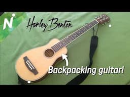 Backpacking guitar! Harley Benton Traveler steel acoustic guitar review